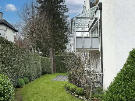 Garten (Illustration)  - Wohnung kaufen in München - ATTRAKTIV | Gartenwohnung mit Souterrain und Süd-Terrasse am Isarhochufer