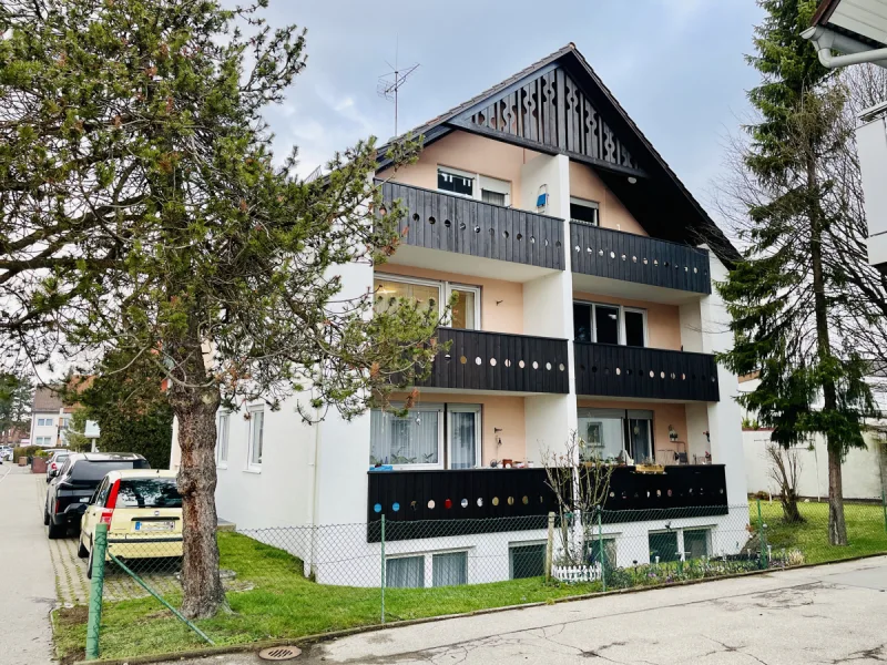 Ansicht Süd - Wohnung kaufen in Bad Wörishofen - Top renovierte 2 Zimmerwohnung mit Südbalkon
