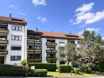 Südansicht - Wohnung kaufen in Kaufbeuren - Sofort beziehbar - 2 Zimmer-Eigentumswohnung mit PKW-Stellplatz