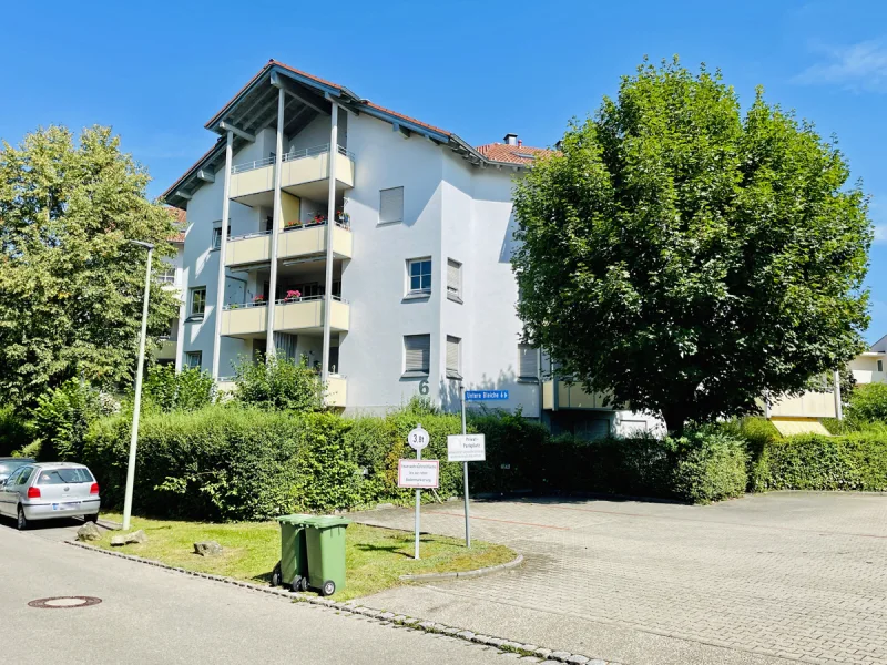 Wohnanlage - Wohnung kaufen in Kaufbeuren - Letztendlich entscheidet die Lage - großzügige 4- Zimmerwohnung mit Westbalkon im Erbbaurecht