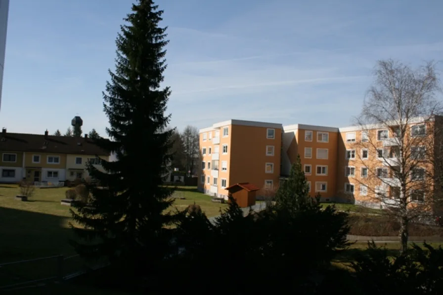 Blick vom Balkon