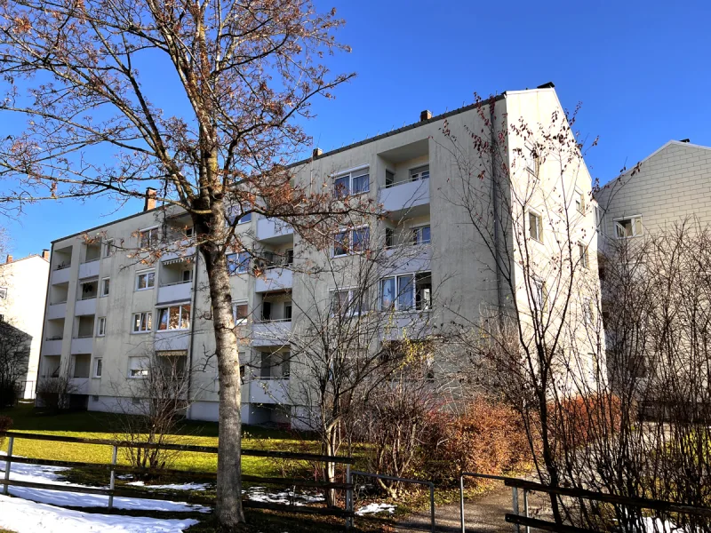 Westansicht - Wohnung kaufen in Kaufbeuren - 3-Zimmer-Wohnung in Zentrumsnähe