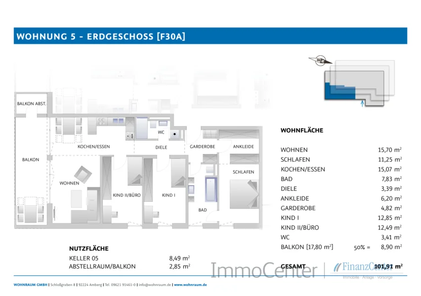 WOHNUNG 5 - ERDGESCHOSS - Planung 1