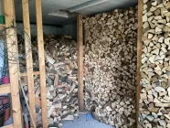 Das Holzlager im Keller