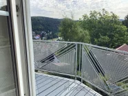 Der Balkon im Dachgeschoss