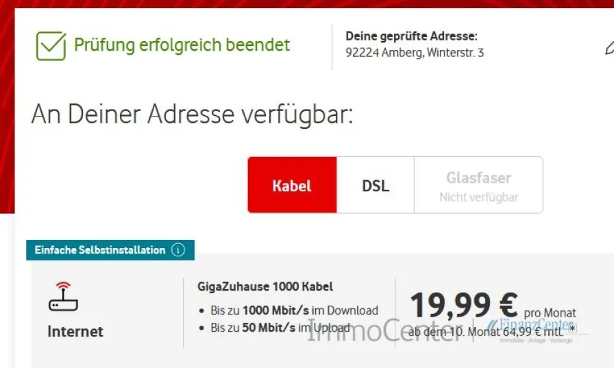 Internetverfügbarkeit vodafone