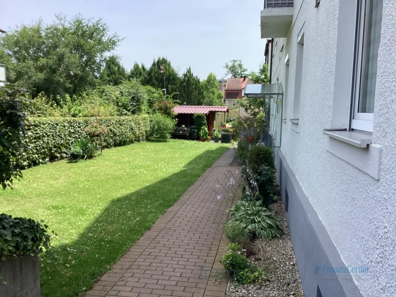 Der hintere Garten zum Haus