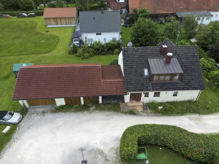 13325 Luftbilder 2 (1) - Haus kaufen in Welden / Reutern - Ruhig gelegenes Zweifamilienhaus mit zusätzlichen 3.000qm Grünland