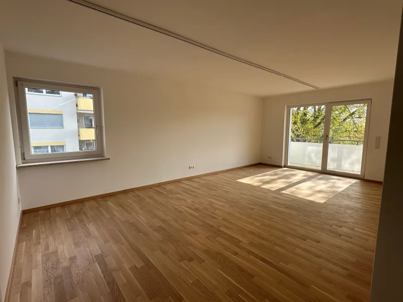 Wohn-Esszimmer - Wohnung mieten in Metten - Neubau 2 Zimmerwohng Wohnungstyp 3