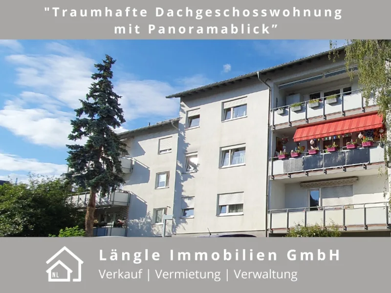 Ansicht - Wohnung kaufen in Hagenbach - "Traumhafte Dachgeschosswohnung  mit Panoramablick”