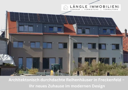 Ansicht - Haus kaufen in Freckenfeld - Architektonisch durchdachte Reihenhäuser in Freckenfeld – Ihr neues Zuhause im modernen Design