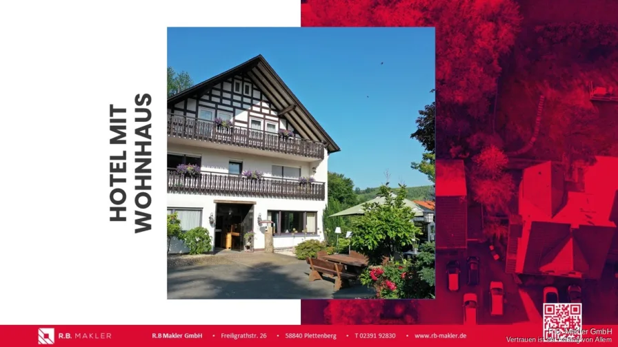 Titelbild Hanfland - Gastgewerbe/Hotel kaufen in Elspe - Ortsteil Oberelspe - R.B. Makler: Verwirklichen Sie Ihre Träume mit diesem wunderschönen Landhotel