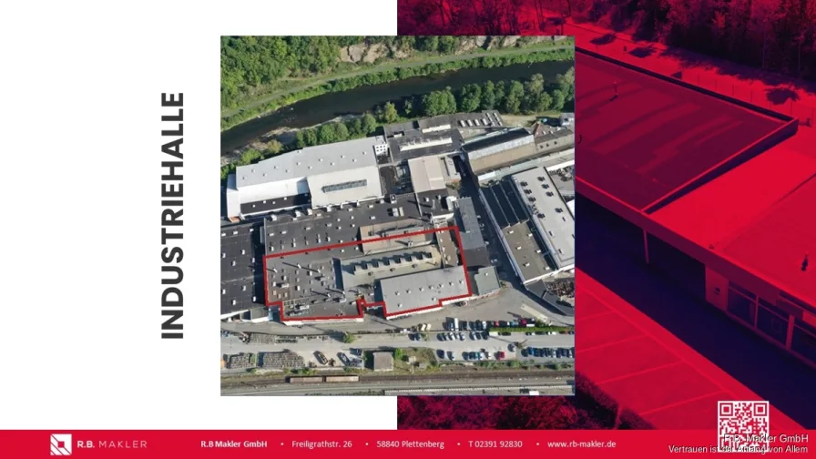 R.B. Makler - Halle/Lager/Produktion mieten in Werdohl - R.B. Makler: Industriehalle in Werdohl