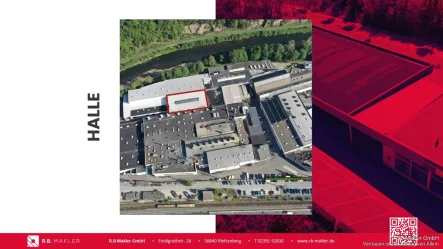 R.B. Makler - Halle/Lager/Produktion mieten in Werdohl - R.B. Makler: Industriehalle in Werdohl mit optionaler Lagerfläche