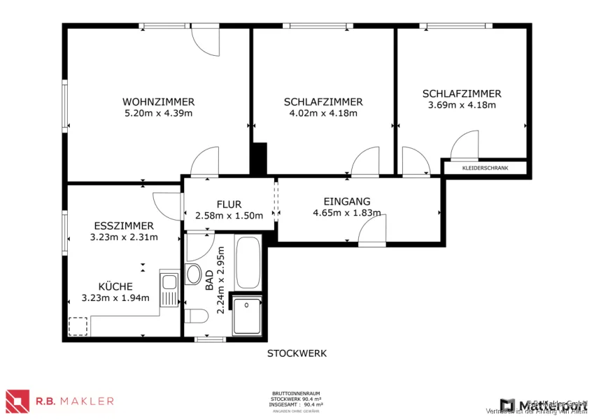 Grundriss EG links