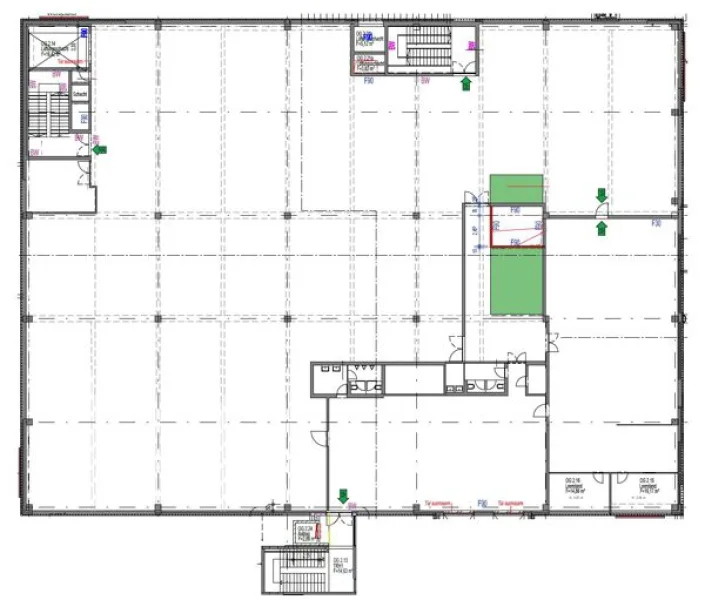 Bild/Grundriss 1 - Büro/Praxis mieten in Regensburg - 03_VB3744 Teilbare Gewerbefläche für Büro oder Dienstleister / Regensburg - Nord