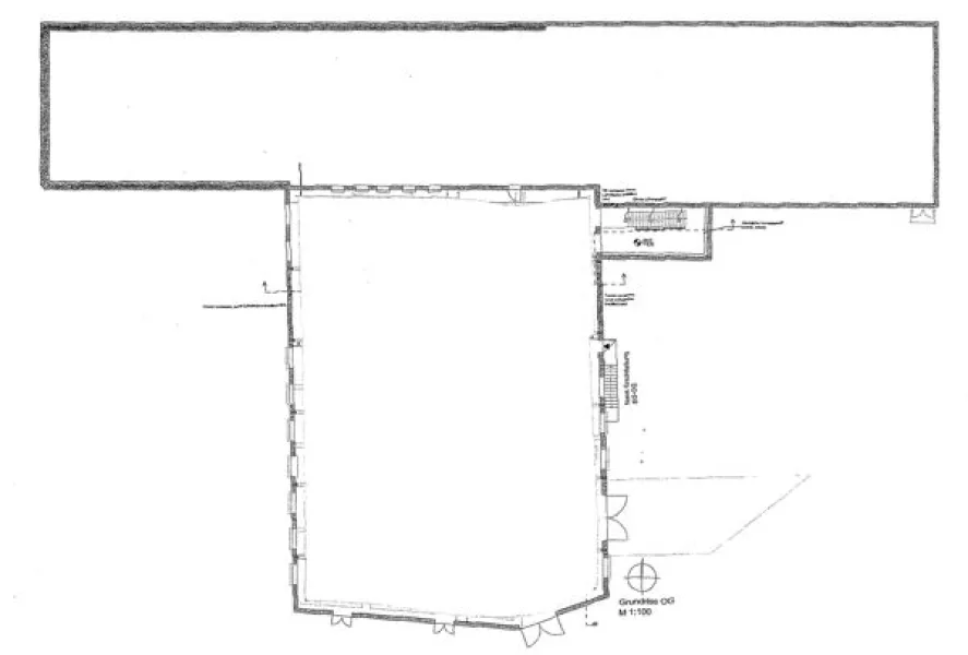 Bild/Grundriss 1 - Halle/Lager/Produktion mieten in Kelheim - 03_VH454RH Hallenfläche in einem Gewerbeanwesen / Nähe Kelheim