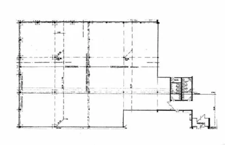 Bild/Grundriss 1 - Halle/Lager/Produktion mieten in Regensburg - 12_VH3585VBb Lagerfläche mit Sektionaltoren / Regensburg - Nord