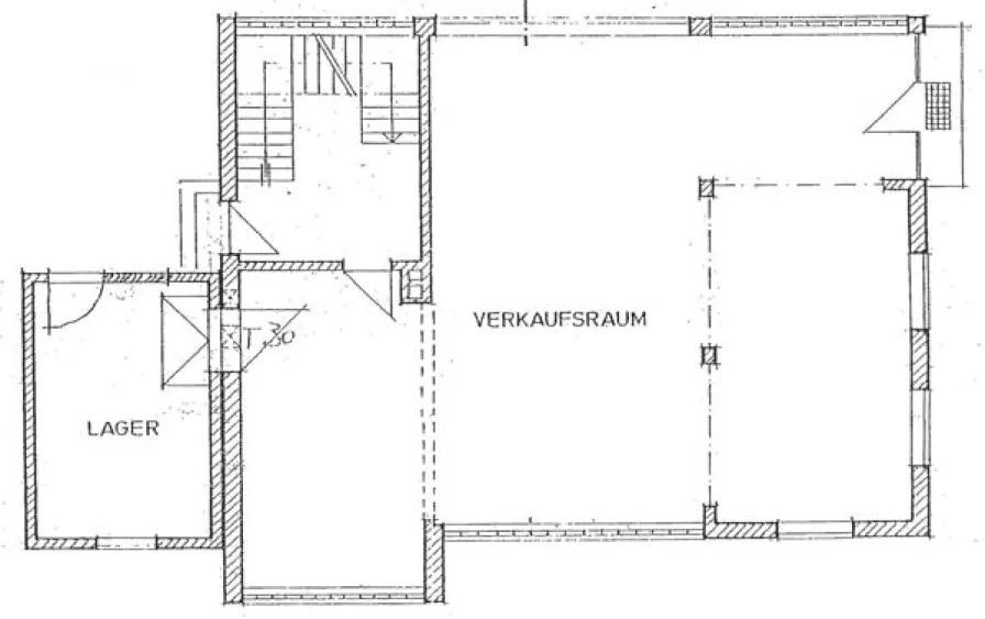 Bild/Grundriss 1 - Laden/Einzelhandel mieten in Vohenstrauß - 12_VL3828 Schöne Verkaufs-, Büro- oder Praxisfläche / nahe Vohenstrauß