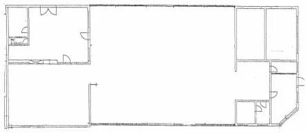 Bild/Grundriss 1 - Halle/Lager/Produktion mieten in Neustadt an der Donau - 19_VH3532 Hallenfläche mit Freifläche / Nähe Kelheim