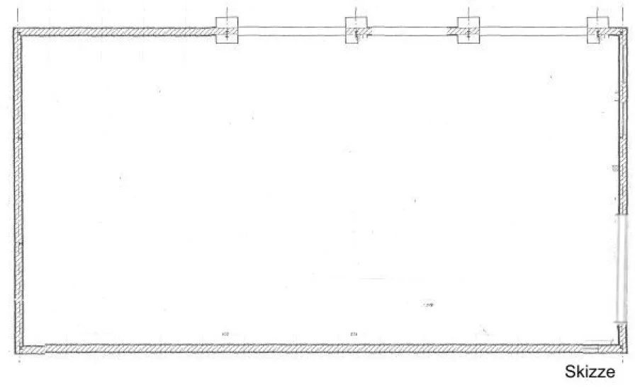 Bild/Grundriss 1 - Halle/Lager/Produktion mieten in Wörth a. d. Donau - 31_VH3757 Moderne Halle für Produktion und Lager mit befestigter Freifläche / nahe Wörth an der Donau