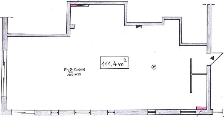 Bild/Grundriss 1 - Büro/Praxis mieten in Regensburg - 25_VB3815VGb Sanierte Bürofläche an Hauptausfallstraße / Regensburg - Nord