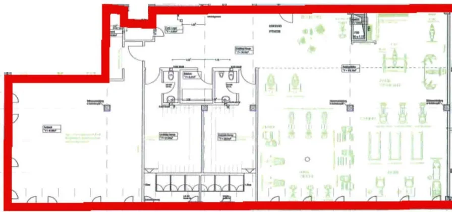 Bild/Grundriss 1 - Büro/Praxis mieten in Regensburg - 25_VB3796c Provisionsfreie, barrierefreie Praxisfläche in repräsentativem Gebäude / Regensburg - Ost