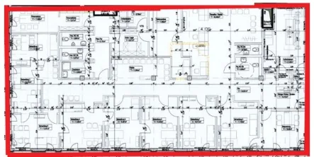 Bild/Grundriss 1 - Büro/Praxis mieten in Regensburg - 29_VB3796g Provisionsfreie, barrierefreie Praxisfläche in repräsentativem Gebäude / Regensburg - Ost