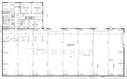 Bild/Grundriss 1 - Halle/Lager/Produktion mieten in Pettendorf - 12_VH3873b Beheizbare Neubauhalle mit Büroanbau und möglicher Freifläche / ca. 5 km westlich von Regensburg