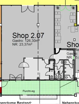 Bild/Grundriss 1 - Laden/Einzelhandel mieten in Kelheim - 02_VL3846a Provisionsfreie moderne Laden- oder Praxisflächen / ca. 15 km westlich von Regensburg
