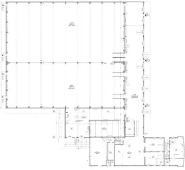 Bild/Grundriss 1 - Halle/Lager/Produktion mieten in Ansbach - 22_VH3869 Provisionsfreies Gewerbeanwesen mit Tiefkühlhalle, Büroanbau und Freifläche / Ansbach