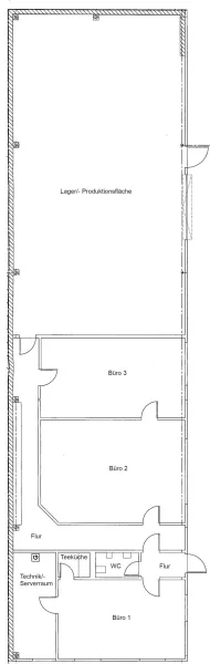 Bild/Grundriss 1 - Halle/Lager/Produktion kaufen in Regensburg - 17_IB3890 Gewerbeanwesen mit Produktions- und Lagergebäude sowie Bürogebäude / Regensburg - Ost