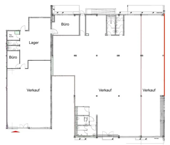 Bild/Grundriss 1 - Laden/Einzelhandel mieten in Regensburg - 29_VL2284 Exklusive Gewerbeflächen für Verkauf, Ausstellung oder Gastro / Regensburg - Nordost