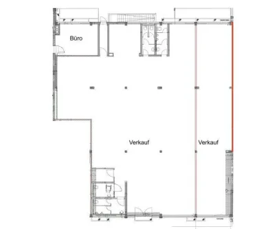 Bild/Grundriss 1 - Laden/Einzelhandel mieten in Regensburg - 14_VL2284b Exklusive Gewerbefläche für Verkauf, Ausstellung oder Gastro / Regensburg - Nordost