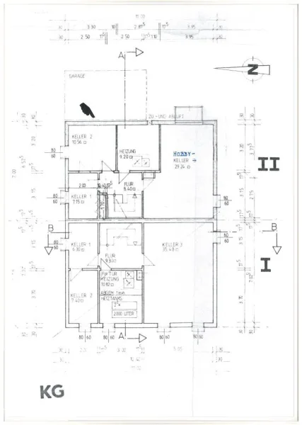 Grundriss Untergeschoss