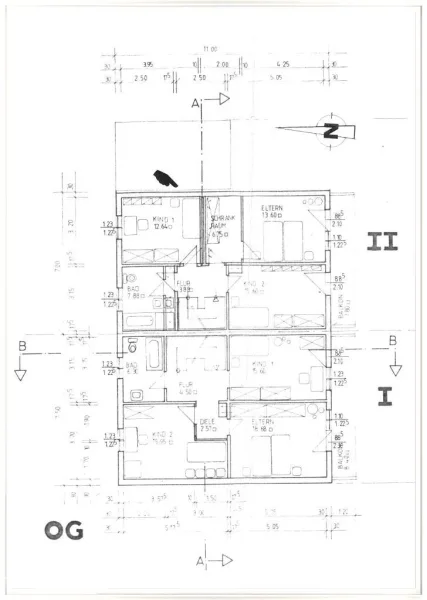 Grundriss Obergeschoss