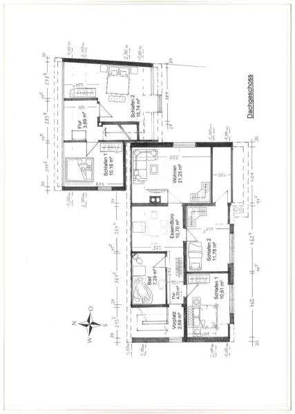 Grundriss Dachgeschoss