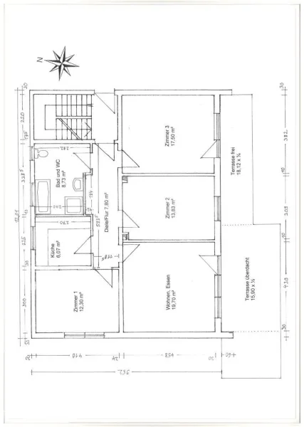 Grundriss Wohnung EG