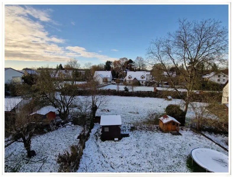 Blick aus Schlafzimmer