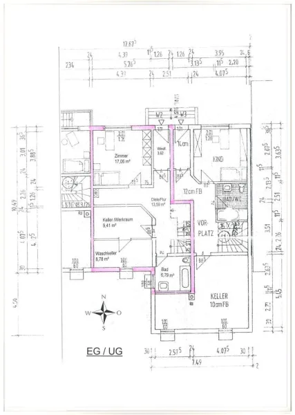 Grundriss EG-UG