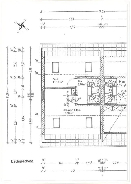 Grundriss Dachgeschoss