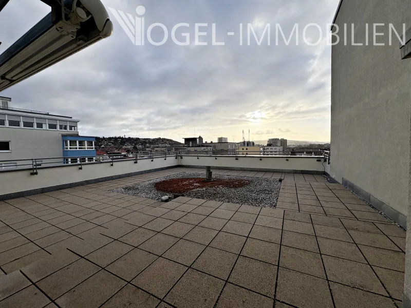 Titelbild - Wohnung mieten in Würzburg - Penthouse mit Dachterrasse und Panoramablick