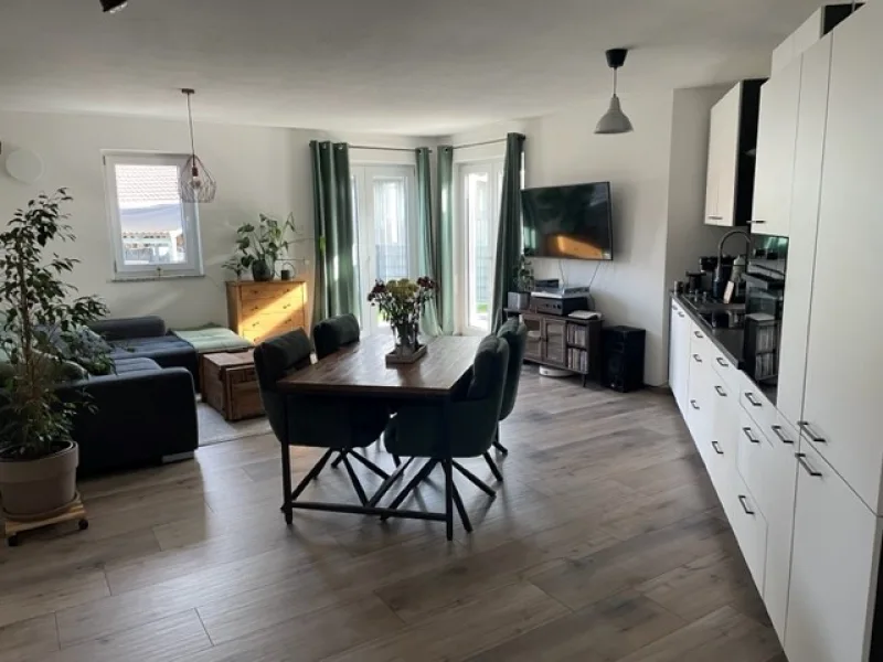 Der Lebensmittelpunkt - Wohnung mieten in Fuchstal b Landsberg a Lech - NEUBAU! Moderne Wohlfühlwohnung mit Terrasse  und  Garten!