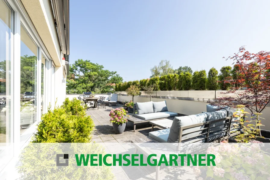 Im Alleinauftrag - Wohnung kaufen in München - Hochwertige Dachterrassenwohnung mit herrlichem Blick