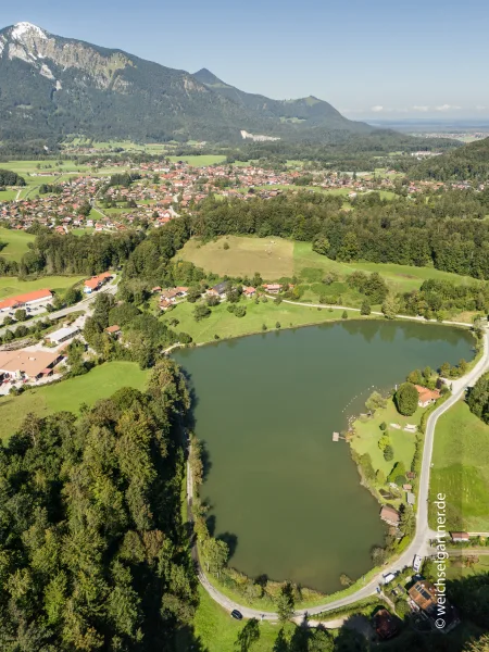 Luftbildaufnahme Wössener See