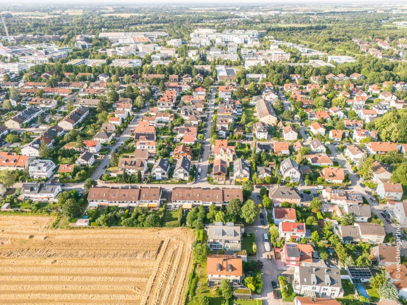 Drohnenbild in Richtung Norden