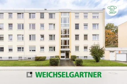 Im Alleinauftrag - Wohnung kaufen in Unterföhring - Praktisch geschnittene und vermietete Wohnung mit Süd-Balkon in ruhiger Lage