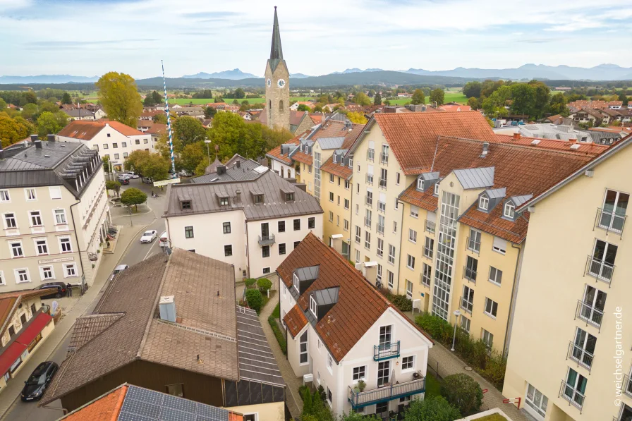 Blick über das Haus 