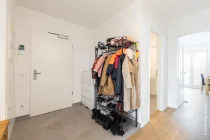 Platz für die Garderobe