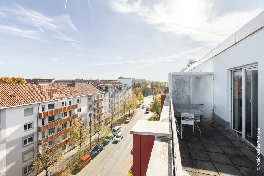 Dachterrasse Blick nach Süden